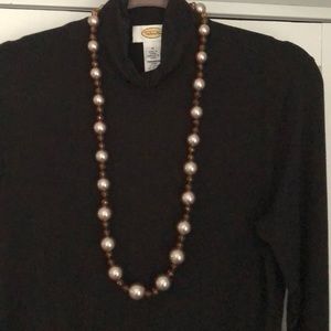 Long beaded necklace